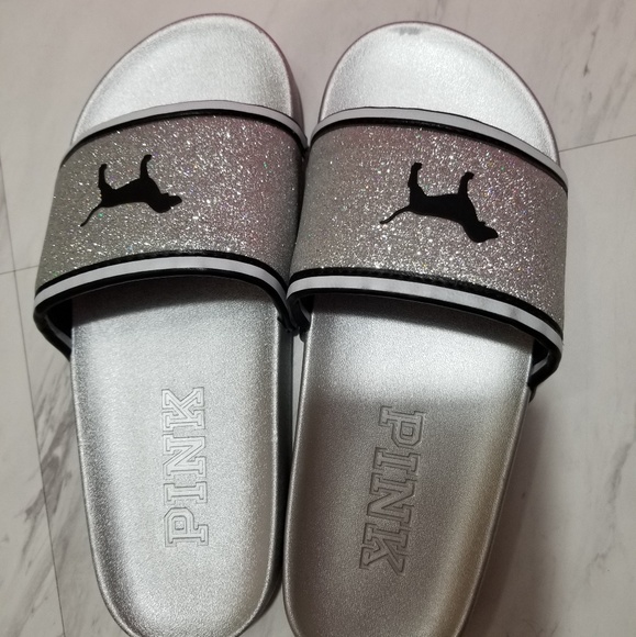 NWT!  PINK VS SINGLE STRAP SLIDES - Picture 4 of 5